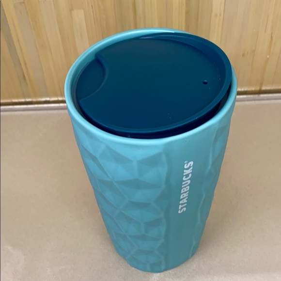 STARBUCKS CERAMIC CUP 3D 2021 teal VALENTINES Day - Picture 3 of 9